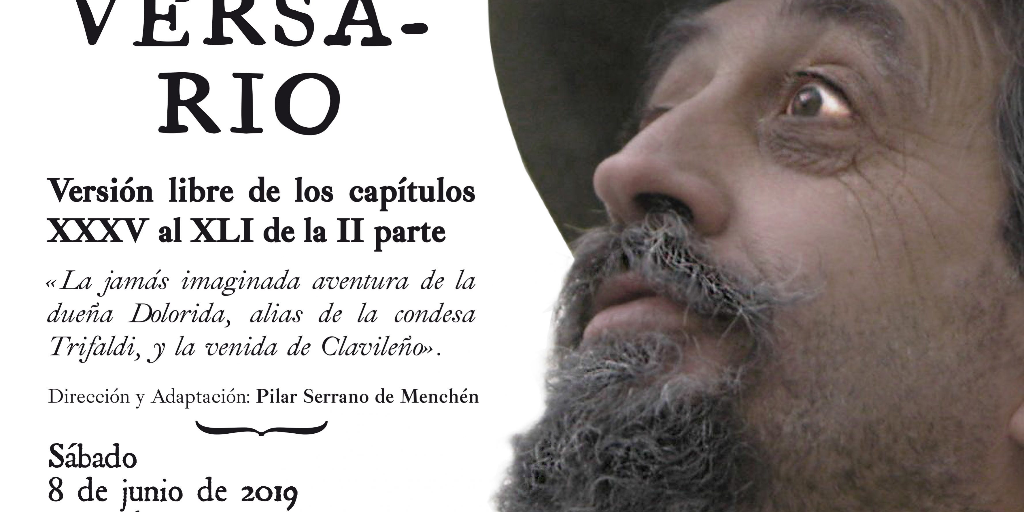 cartel quijote en la calle